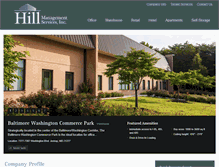 Tablet Screenshot of hillmgt.com
